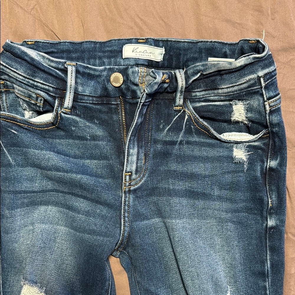 KanCan Signature Blue Distressed Jeans